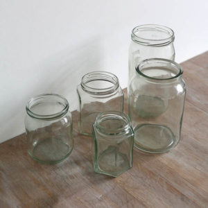 prop hire wedding jars