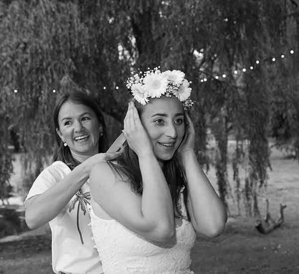 bridal flower crown in Norfolk