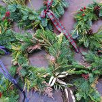 Christmas wreath making in Norwich, Norfolk