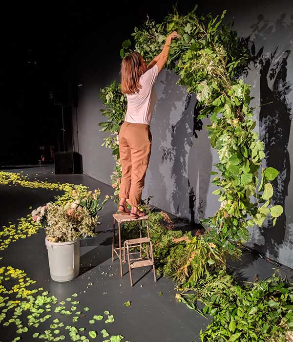 romeo and succulent floral archway 