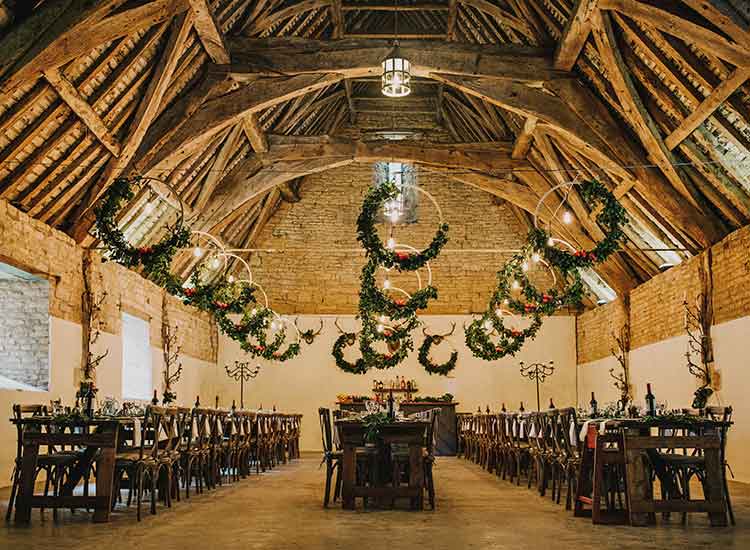 Norfolk florist barn styling