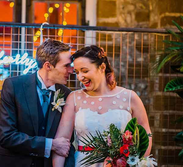 Colourful botanical wedding in Norfolk