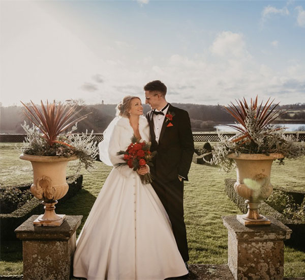 Norwich florist christmas wedding