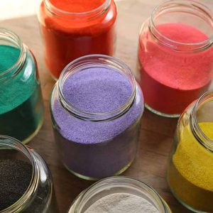 coloured sand