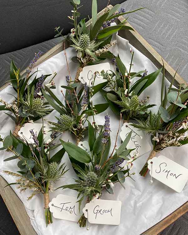 wedding buttonholes