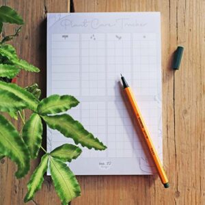 house plant care tracker